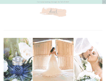 Tablet Screenshot of duet-photography.com